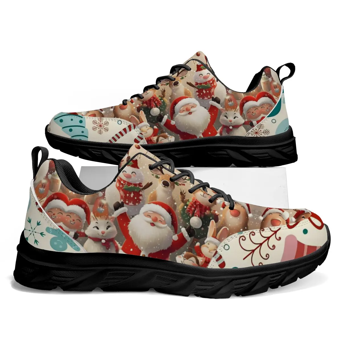 

Мужская обувь Модная рождественская спортивная обувь Повседневная обувь Мужские кроссовки Уличная прогулочная тренировочная обувь Мужские кроссовки на плоской подошве