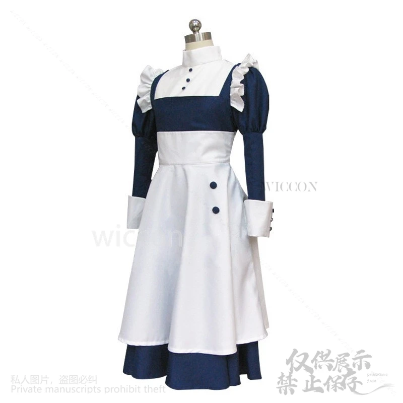 Black Butlel Anime Cosplay MEY-RIN Costume Maylene Cos Maid Dress Lolita Uniform Wigs Glasses Halloween Christmas Woman Girls