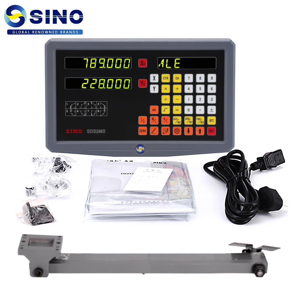 Certified Products SINO SDS2MS 2 Axis DRO Digital Readout Display For Milling Machine Lathe