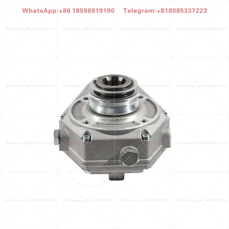 KM6004 Series Speed Multiplier Gearbox 540-2052rpm PTO Speed Increaser for Forestry Wood Chipper Hydraulic Pump