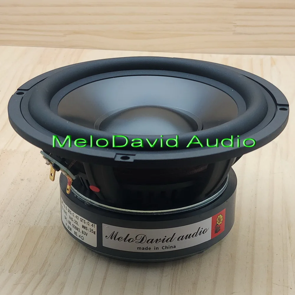 A Pair 2pcs  of  MeloDavid Audio PTT6.5AE midbass woofer