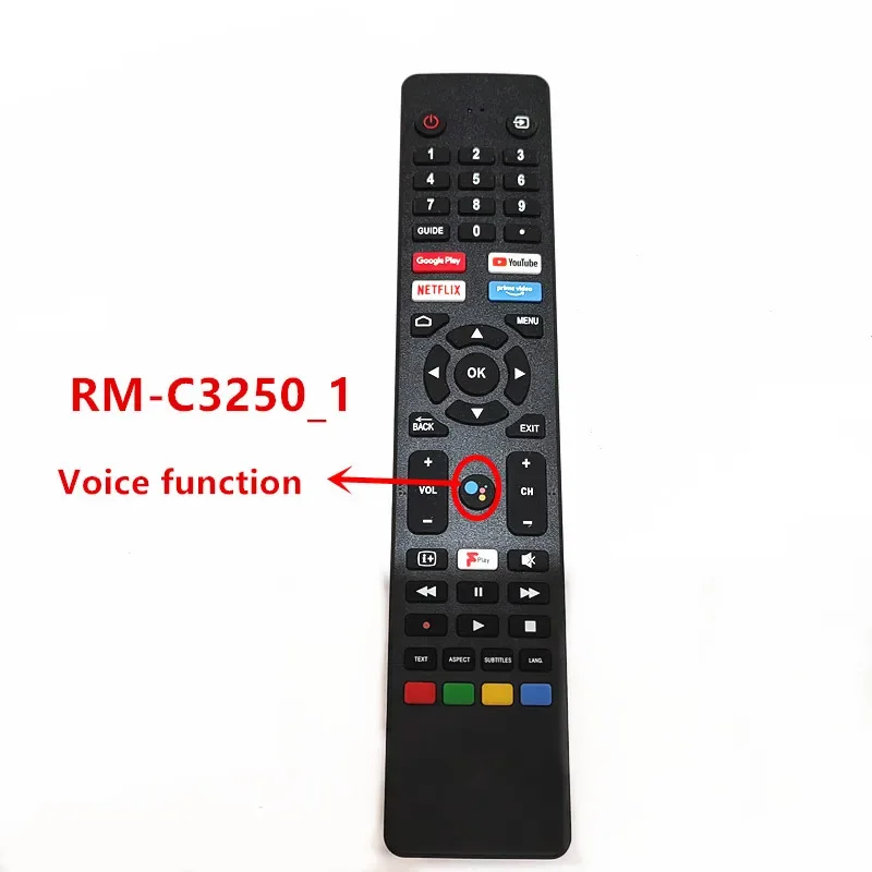 Suitable for JVC LED TV Bluetooth voice remote control RM-C3250_1 RM-C2131 BT_VoiceRC-M14