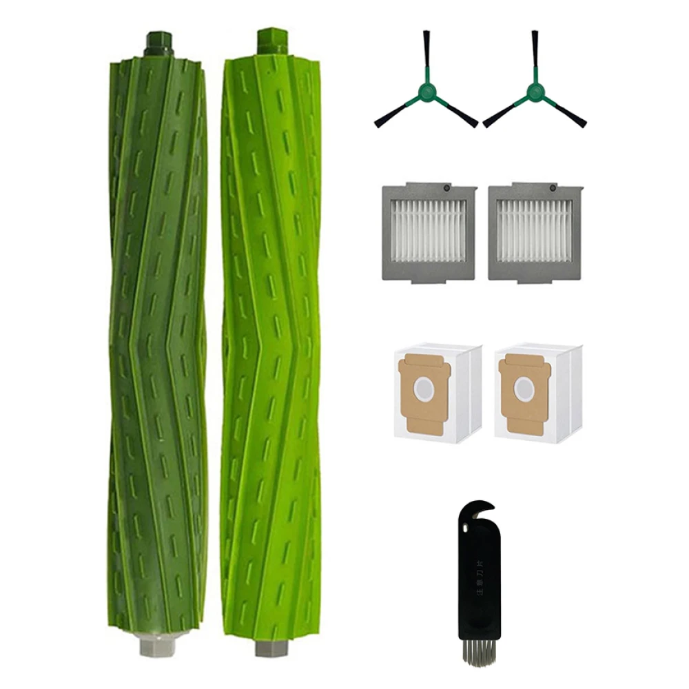 

4/10/16 шт. моющаяся резиновая щетка/боковая щетка/фильтр Hepa, сменный пылесборник для пылесоса для iRobot Roomba 705/504 Vac