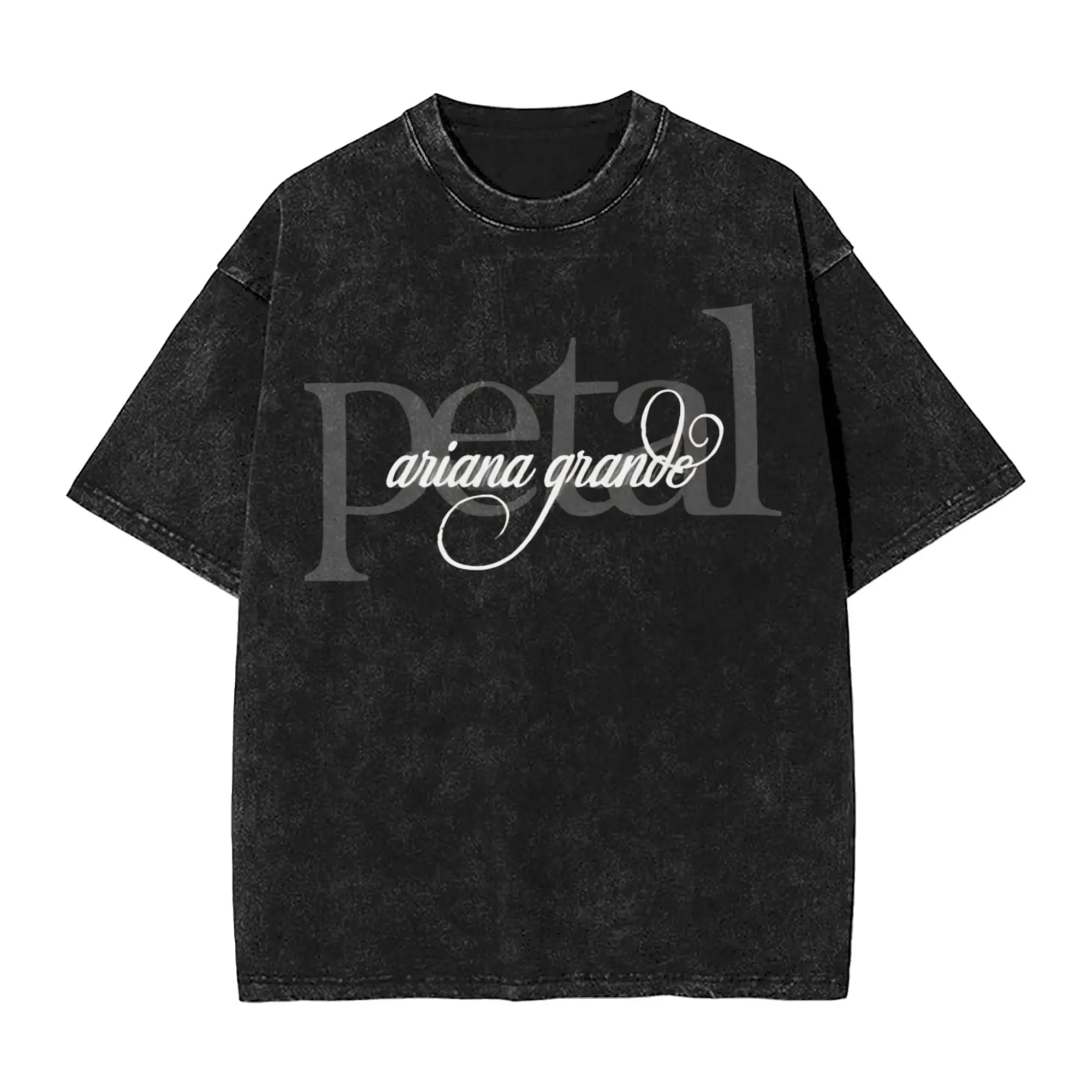 Harajuku Washed Shirts Arianas Grandes The Eternal Sunshine Tour 2026 Merch Novelty T-Shirts Oversize  Streetwear 100% Cotton