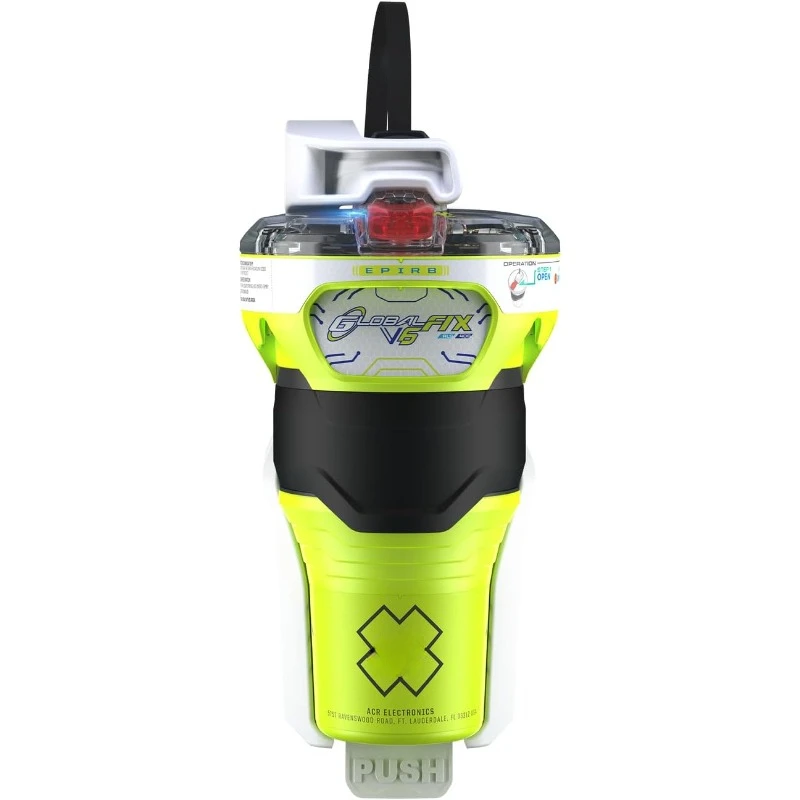 GLOBALFIX V6 GPS EPIRB SOS, Global Coverage,  Global Satellite Emergency Signaling for Search & Rescue,10 Year Battery Life