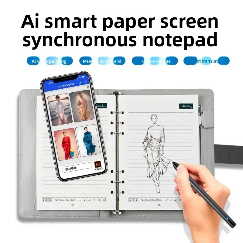 Smart paper screen synchronization book, tablet notepad