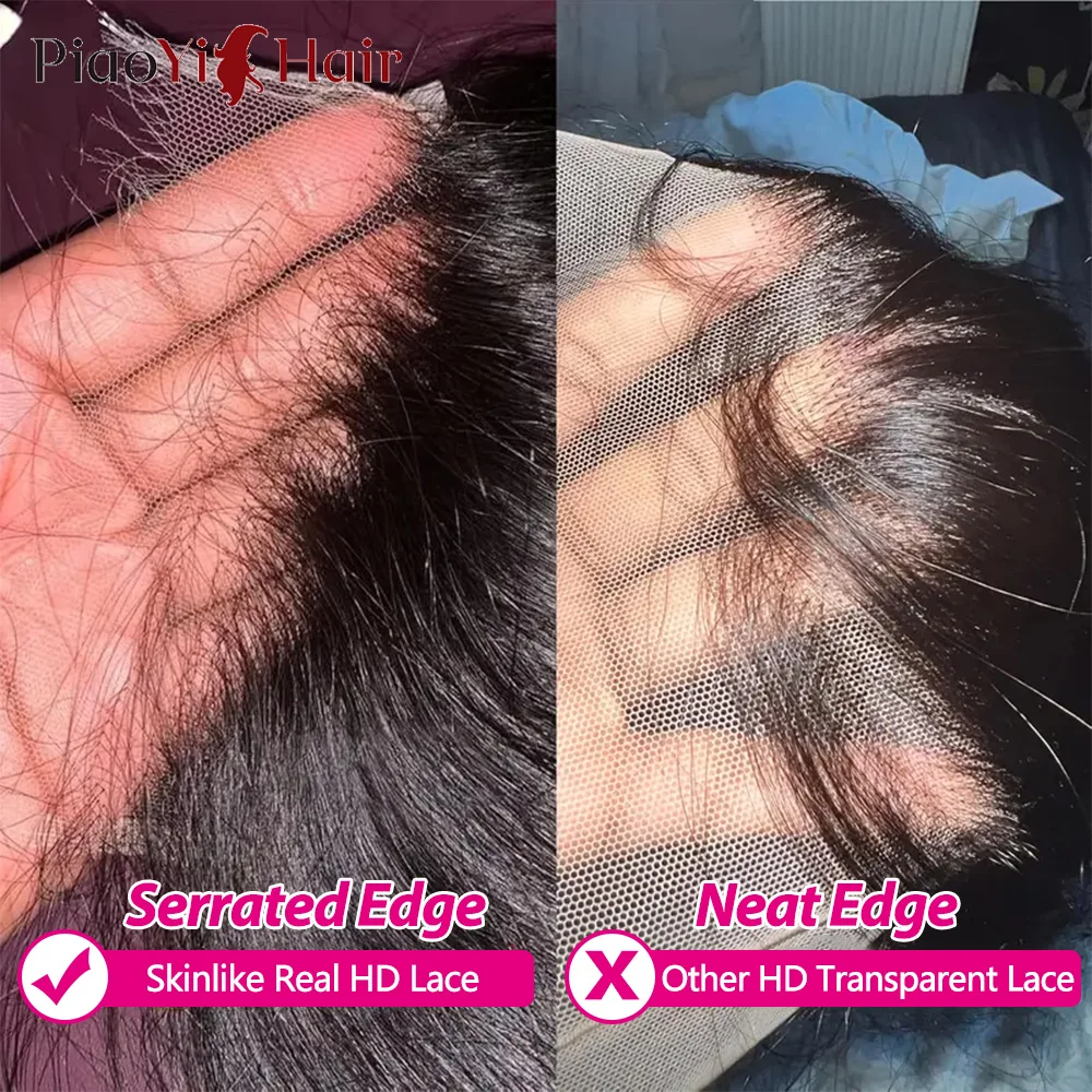 100% réel HD dentelle 13x6 13x4 frontale droite pré plumée 2X6 HD dentelle fermeture seulement fondre peau droite 4X4 5x5 réel HD fermeture