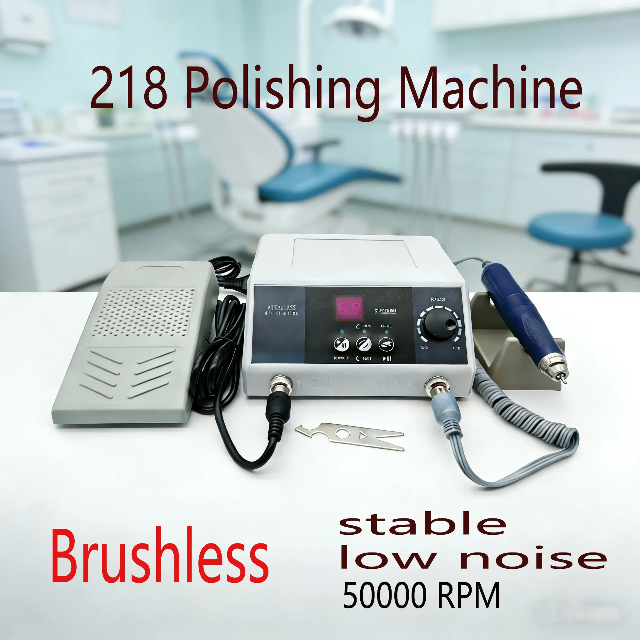 Electric Brushless 218 Polishing machine dental clinic tool engraving and manicure polishing  Jade wood carving grinding