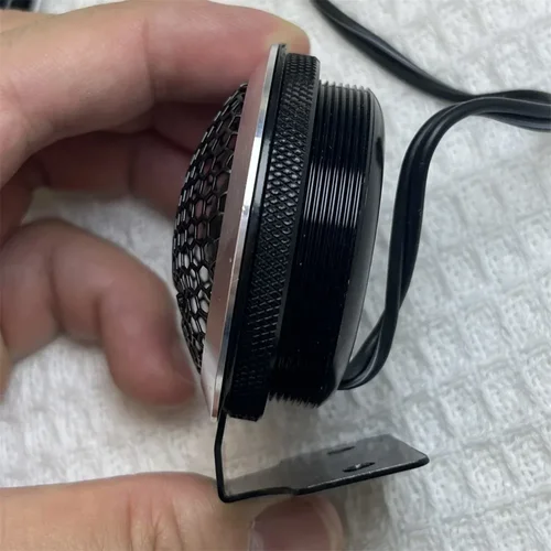 Imagen 2 del producto Tweeter de bola de cable de Audio modificado Universal para coche, carcasa de aluminio, 120W, altavoz HIFI estéreo, es fácil de instalar.