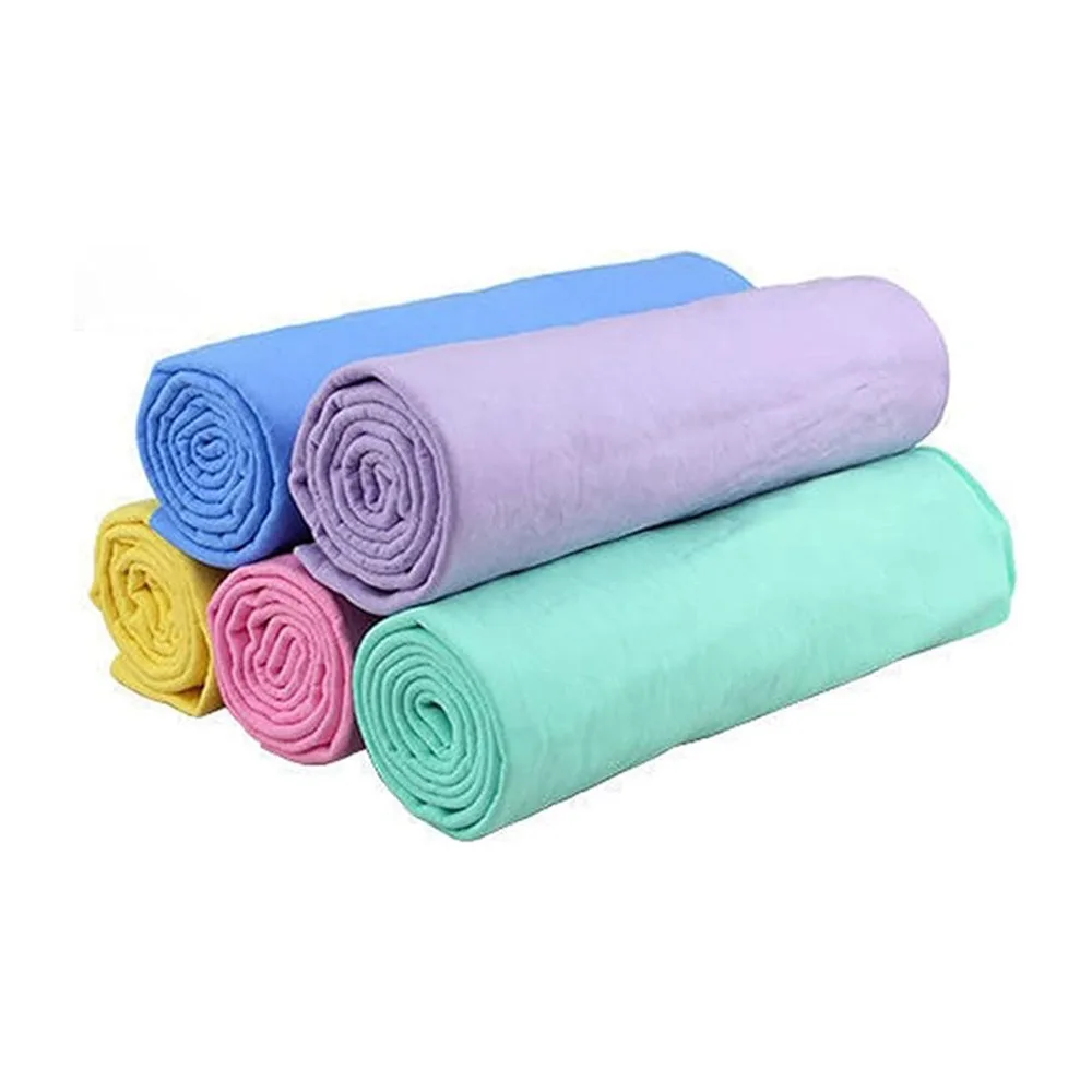 Car Chamois Towel Super Absorbent PVA Towel Pet Drying Bath Towel Multifunction Cleaning Drying Towel Window Cleaning Supplies