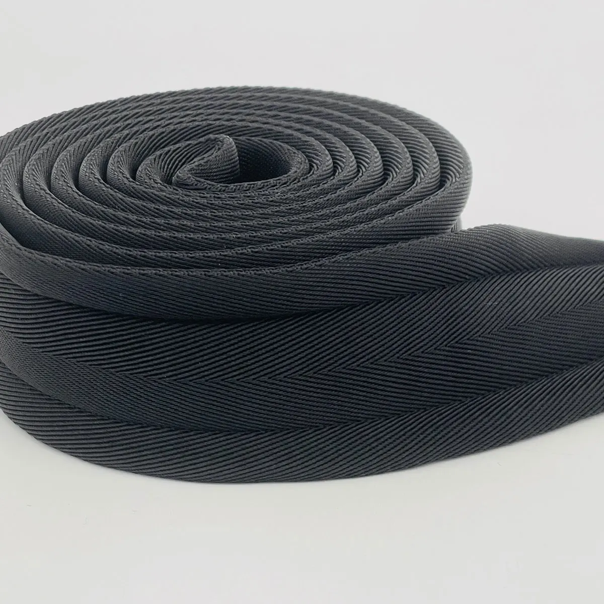 High Quality Thick Nylon Webbing 38mm 1.5 Inch Bag Strap Black Color 4MM Thickness With High Strength