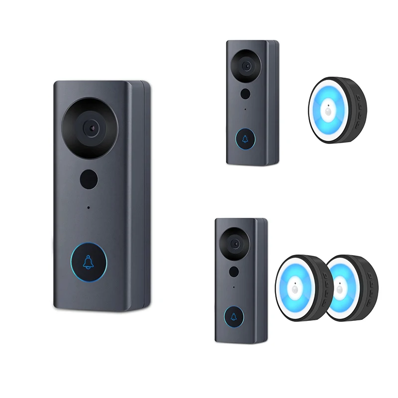 

Tuya 1080P HD Video Doorbell Camera Wifi Wireless Smart Home Door Bell Outdoor Intercom 2 Way Audio LED Night Light