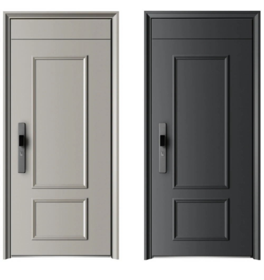 

Home Security Custom Swing Iron Steel Security Door Modern Front Entrance Design Security Steel Door