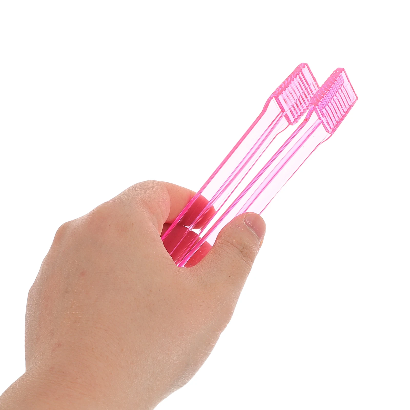 

15Pcs Mini Transparent Food Tongs Plastic Serving Utensils Buffet Party Dessert Appetizer Small Kitchen Bbq Supply