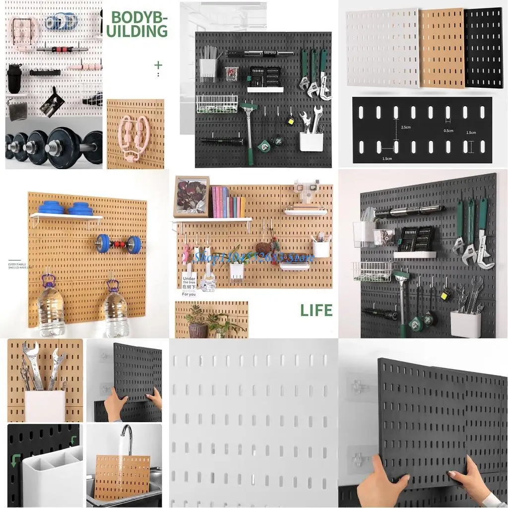 Y6GD منظمات متعددة الوظائف من Pegboard للجدار، وغرفة الحرف اليدوية، وغرفة لعب الأطفال، وتخزين الألعاب