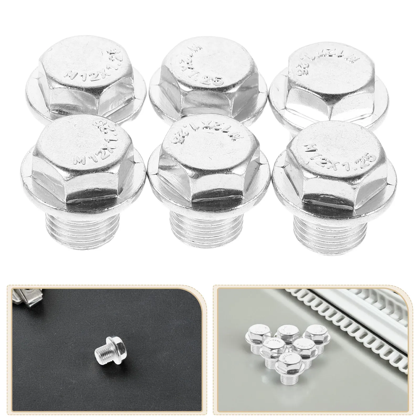 

1Set Engine Oil Drain Plug Leakproof Oil Pan Bolt Precision Designed Easy Removal Efficient Maintenance Universal Fit