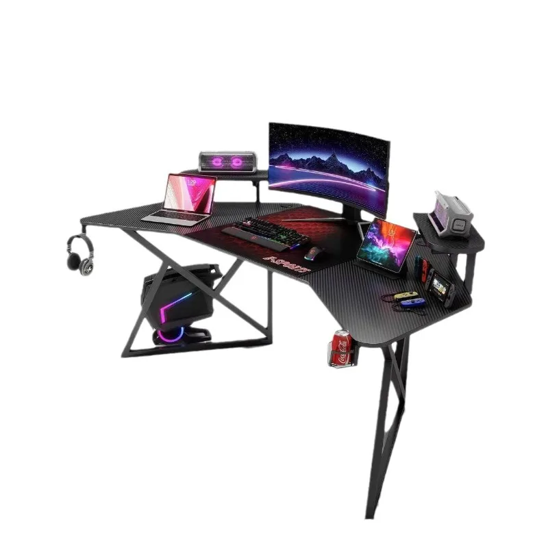 

Oversized carbon fiber gaming desk desktop home computer desk