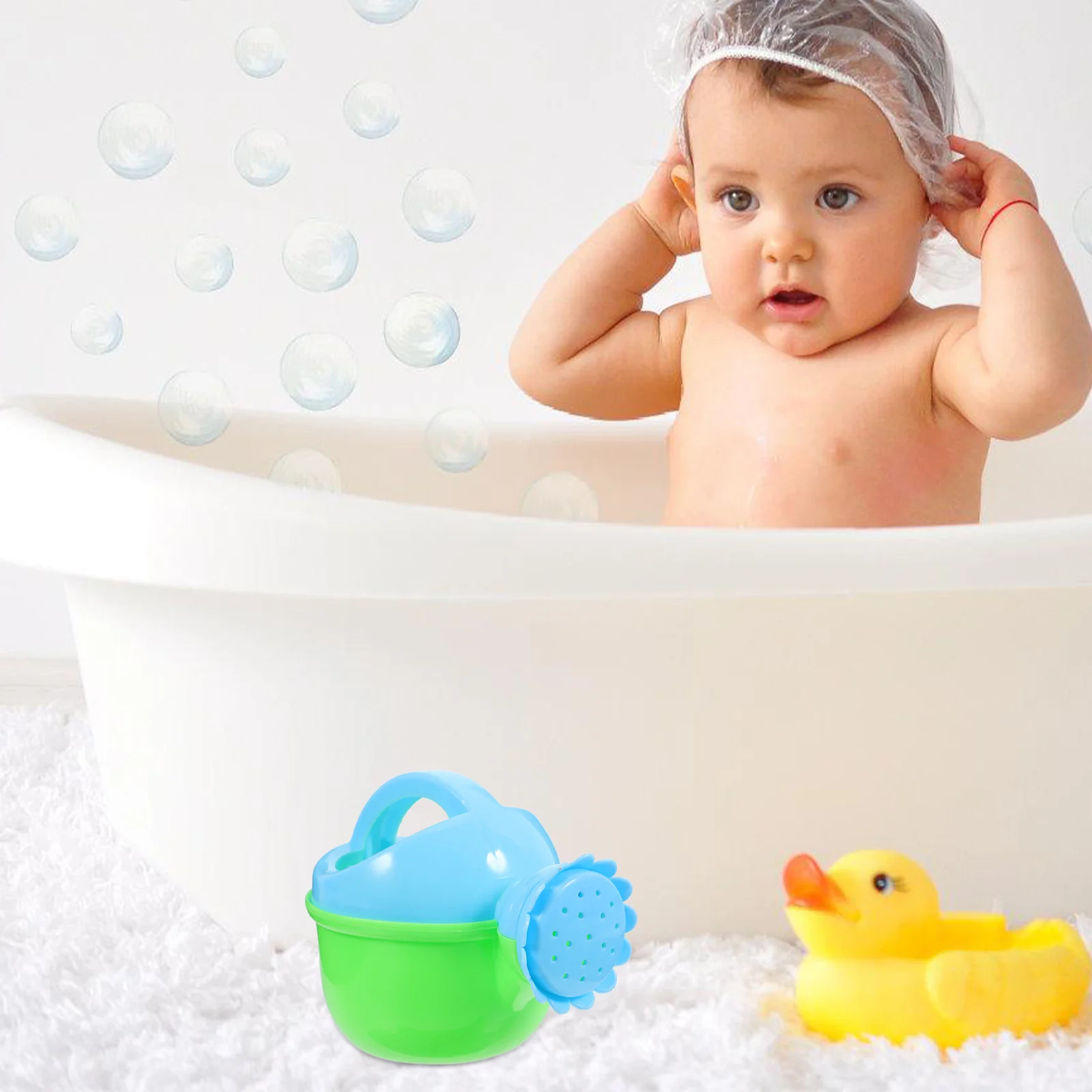 2 pçs crianças rega suave durável banho de plástico verão jogo de aspersão de água para bebês crianças rega