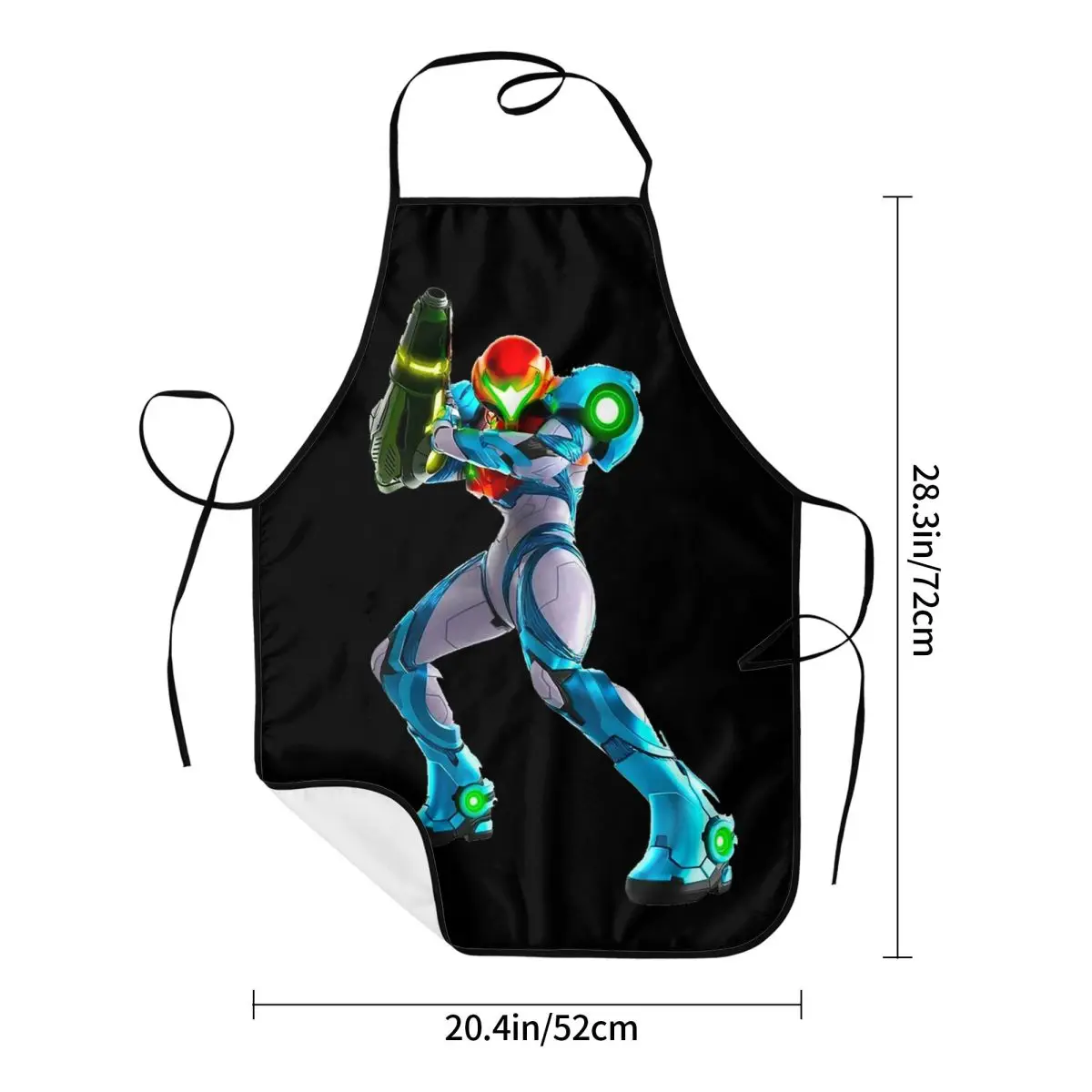 Samus (Metroid Dread) Aprons Chef Cooking Baking Tablier Waterproof Bib Kitchen Cleaning Pinafore for Women Men Gardening