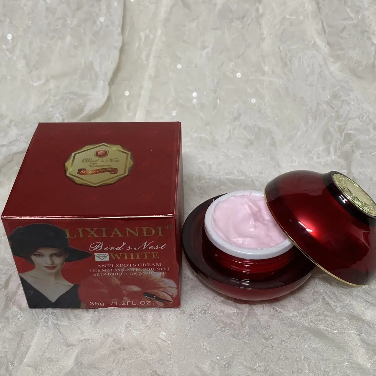 타이 버드네스트 화이트닝 크림, 브라이트닝 & 모이스처라이징, 빛나는 광채, 순한 포뮬러