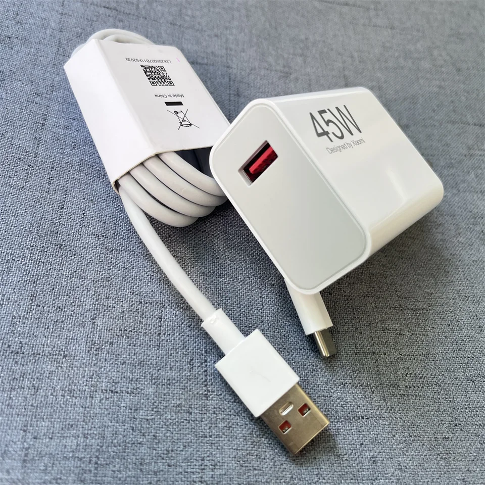 Xiaomi Pad 7 Charger Original 45W USB Fast Charger EU Power