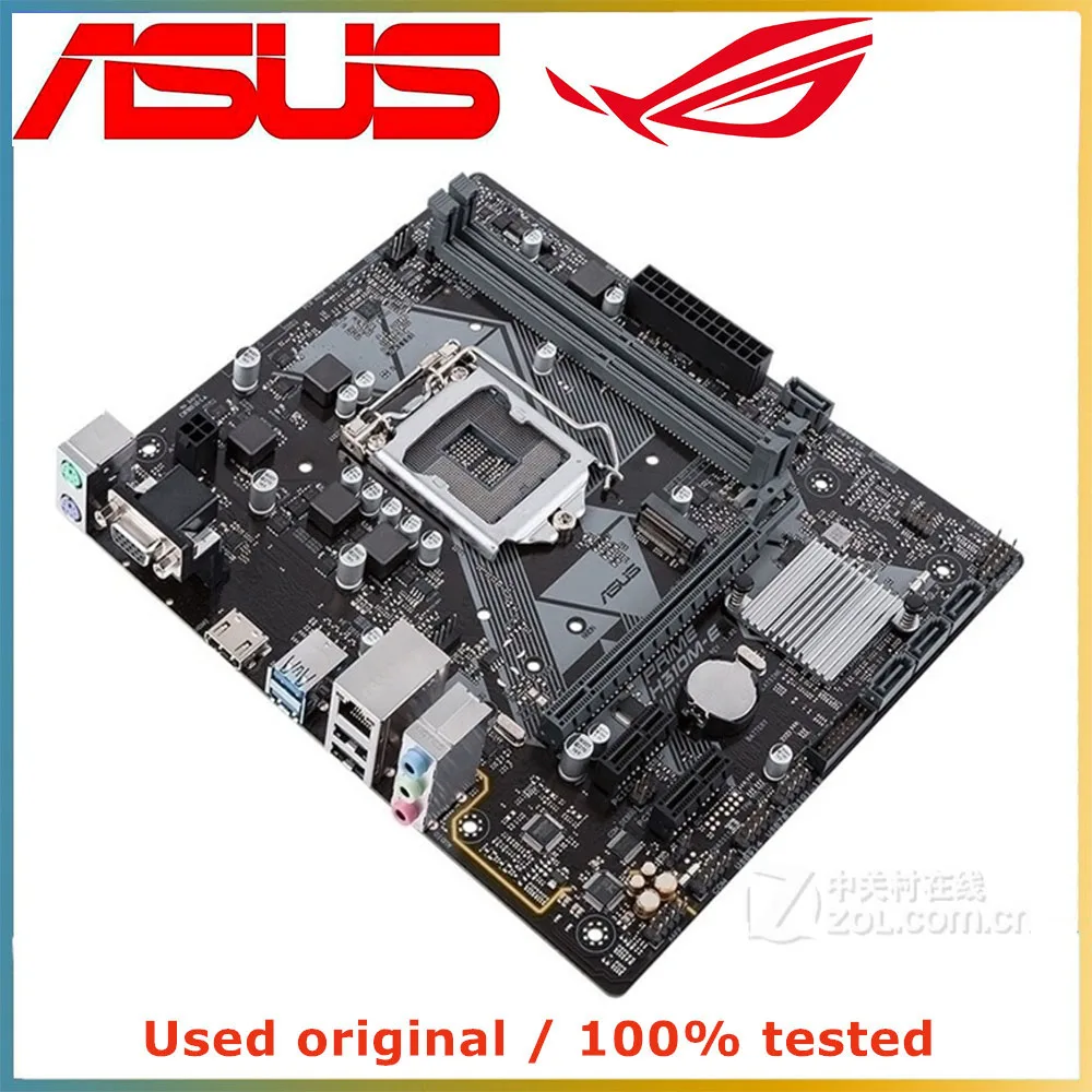 Asus PRIME H310M-E Motherboard Intel H310 1151 Mainboard Supports Intel 8th 9th 9100 8100  Turbo Boost