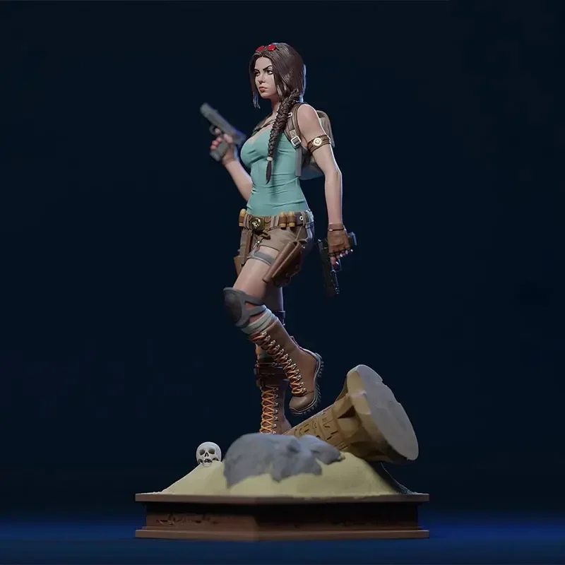 

1/24 1/18 Resin Model Kit Female Explorer Figurine Sculpture Unpainted Painted RW-1392