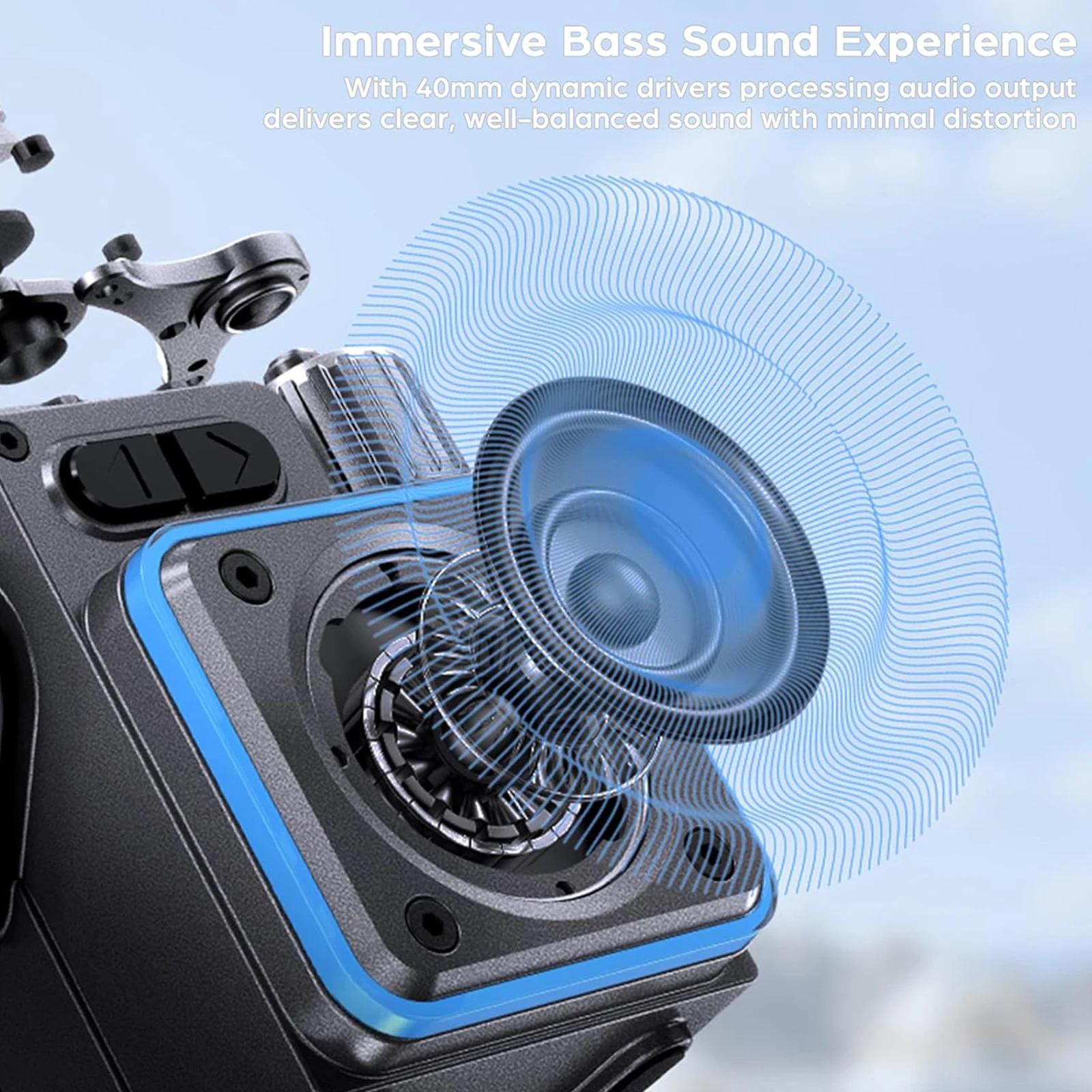 مكبر صوت بخاصية البلوتوث معدني محمول صغير في الهواء الطلق جيب صندوق تشغيل الموسيقى يدوي مكالمة مشغل موسيقى MP3 RGB ضوء ملون TF مشغل بطاقات