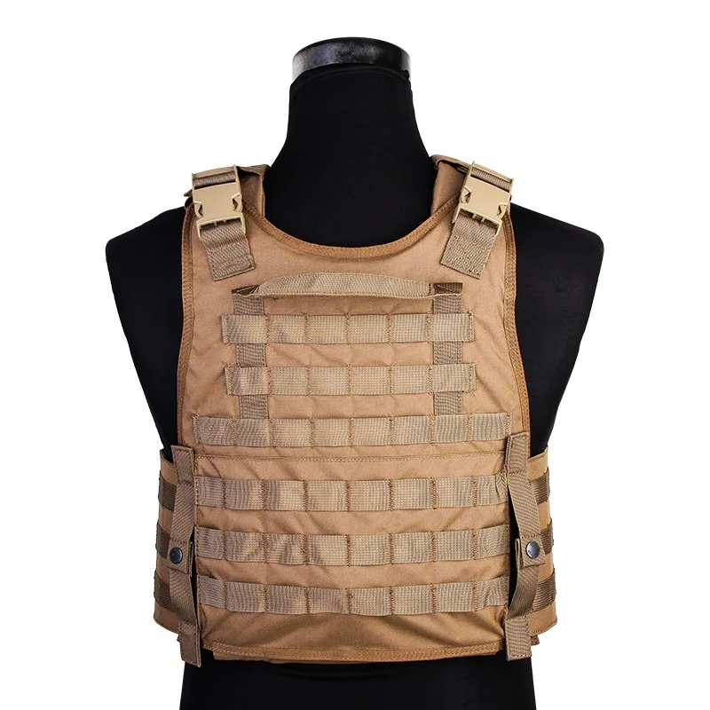 Tactical outdoor solid color SPC odporny na zużycie regulowany bryzgoszczelny kamizelka taktyczna 500D z nylonu