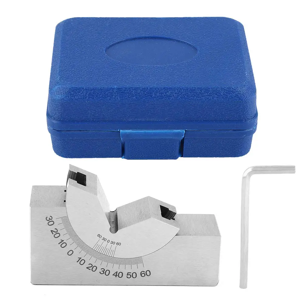 AP25 AP30 AP46 For Measuring Milling Machine Precision Parts Adjustable Pad 0/30/60 Angle Gauge Debugge V Block Angler Top Tool