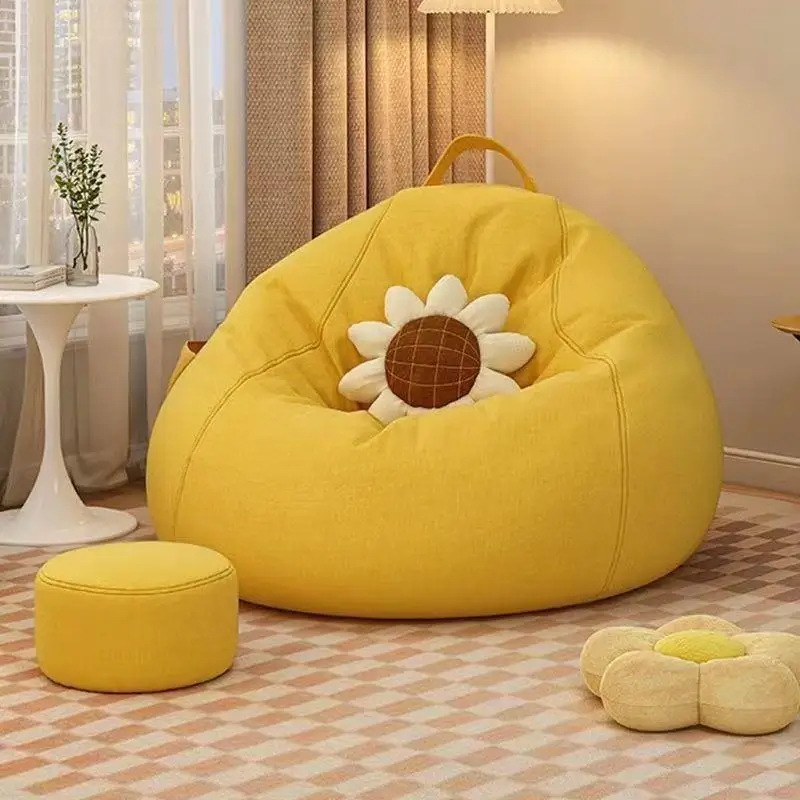 Nadmuchiwane Siedzenia Salon Furniture Nordic Living Room Bean Bag Sofa Design Balcony Cute Bedroom Puffs Sofa Lounge Modern