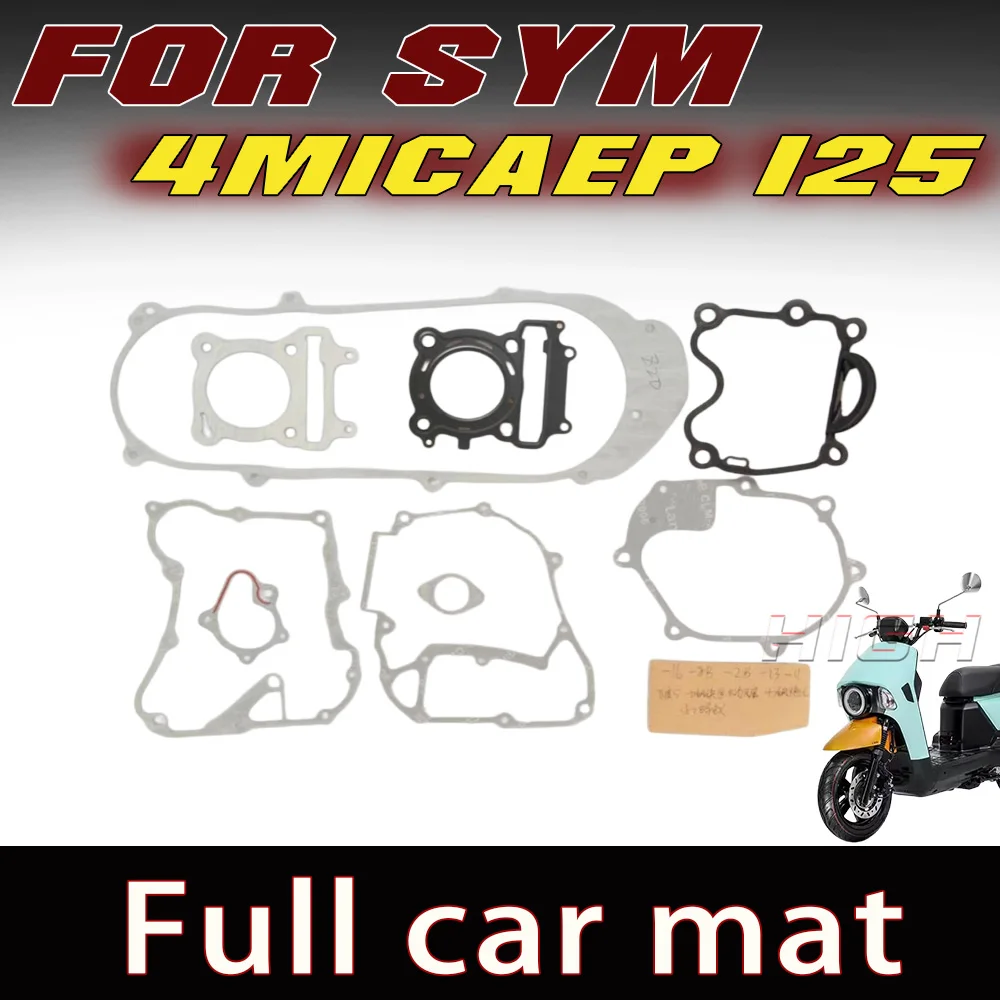 For SYM 4MICAEP 125 Complete Full Body Gasket Kit for 4micaep 125