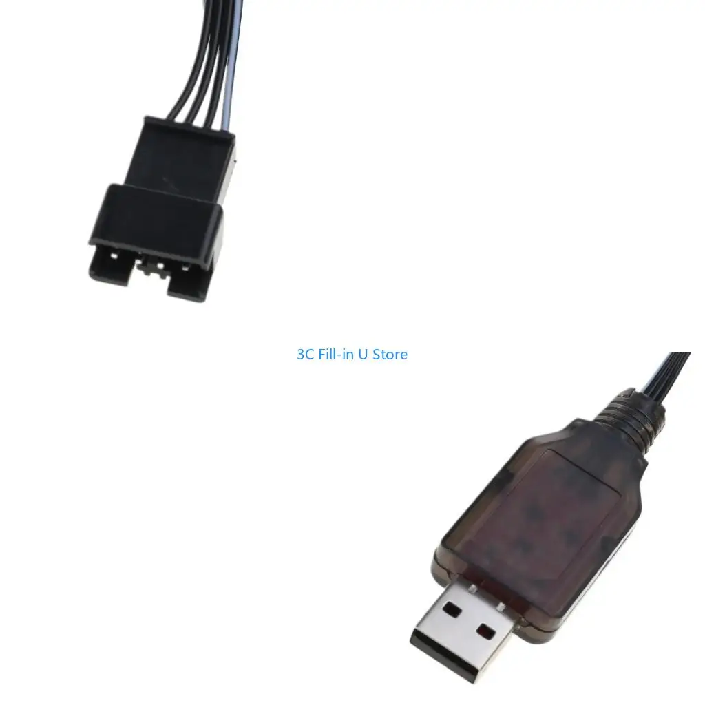 G8TA Portable 7.4V SM4P Reverse Plug Lithium for DE36W DE65 HM202 EC08 EC16 Repair USB Battery Charging Cord Wire