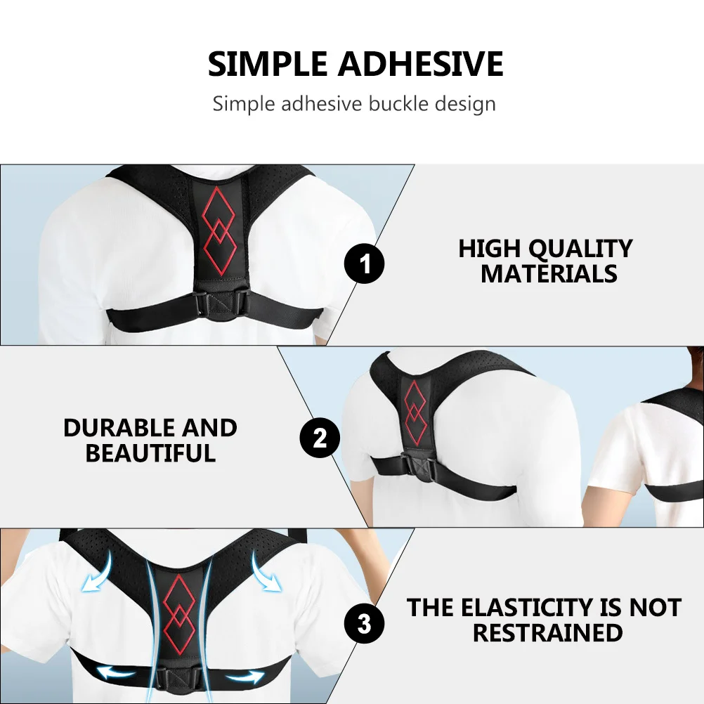 

1pc Posture Corrector Adjustable Hunchback Corrector For Women Men Invisible Back Brace Sitting Posture Support Humpback Belt