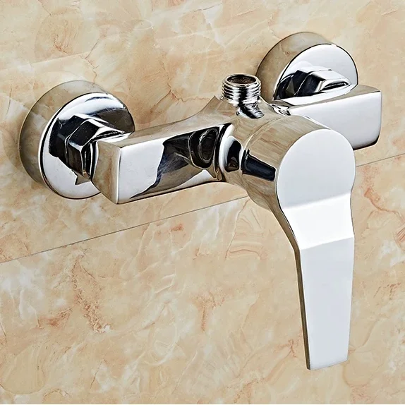 Wall Mounted Shower Faucet Household Water Heater Cold and Hot Mixed Valve Bathroom Hidden Shower Faucet Shower Accessories
