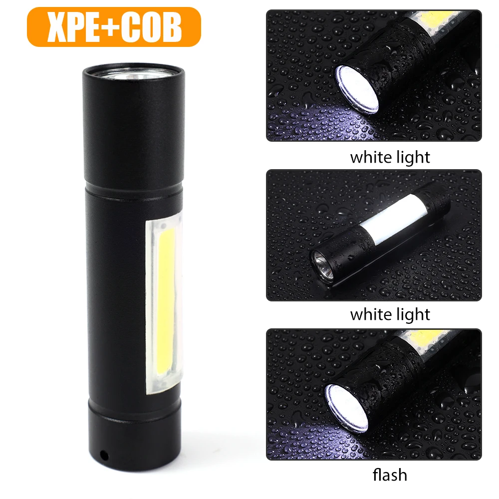 

Portable Mini Flashlights USB Rechargeable Multi-Purpose Ultra Bright Torch Lamp Lantern Waterproof Outdoor Camping Flash Lights