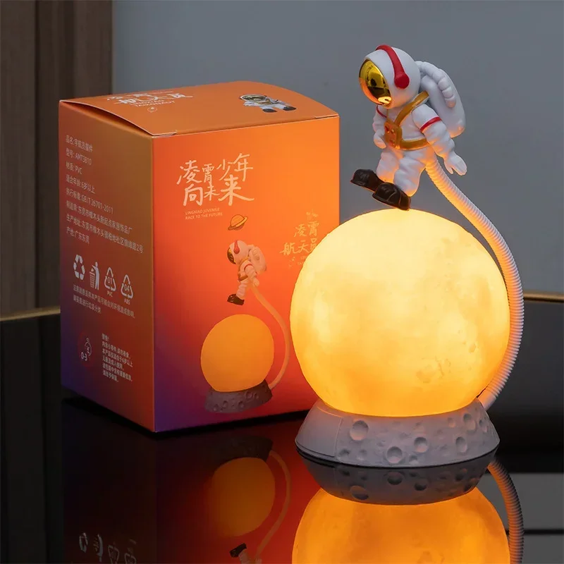 New Floating Astronaut Ornament Trendy Play Night Light Luxury Decoration Night Light Graduation Birthday Gift Light