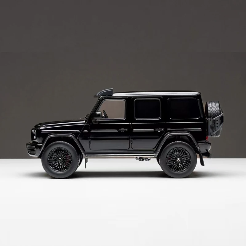 Diecast 1:18 Scale Benz G63 4X4² Simulation Alloy Full Drive Car Model Static Display Collectible Gift Souvenir Decration