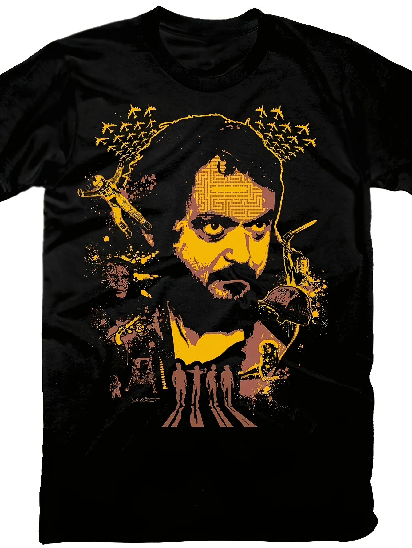 Clockwork Orange T-Shirt Kubrick Anthology Pop-Art Collage V Unisex T-Shirt Graphic Short Sleeve Men's T-shirts for Summer