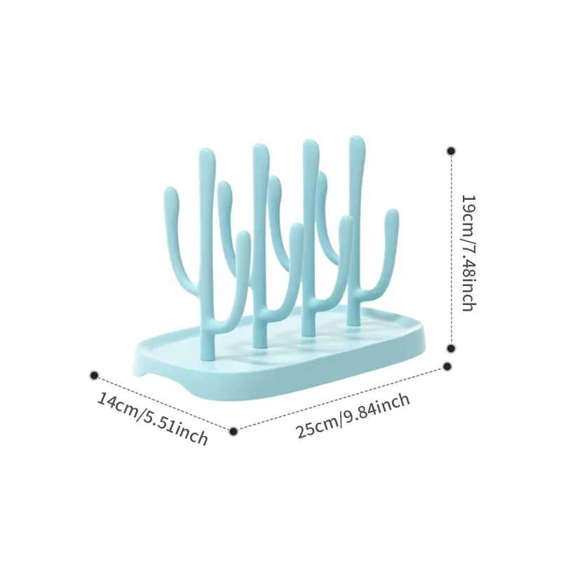 /رف تصريف زجاجات الأطفال، رف تجفيف مريح، رف تجفيف معلق، دعامة تجفيف كوب ماء للأطفال #3