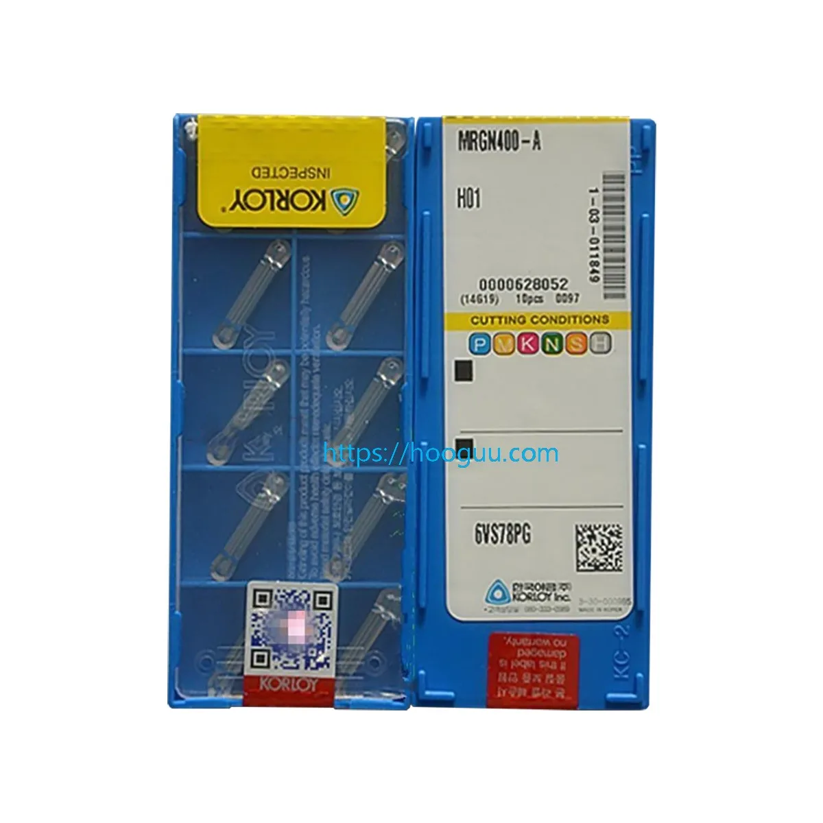 Original MRGN Grooving Inserts MRGN400/600/800 A HO1 Aluminum Machining CNC Lathe Grooving Cutting Tool