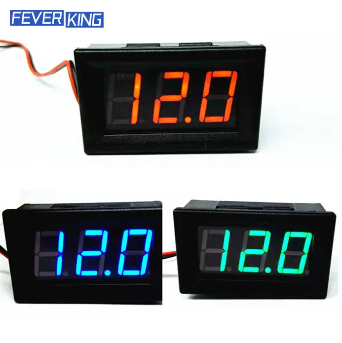 0.56 Inch 4.5-30V DC Car Motor Red LED Digital Voltmeter Gauge Volt Voltage Panel Meter Dropshipping