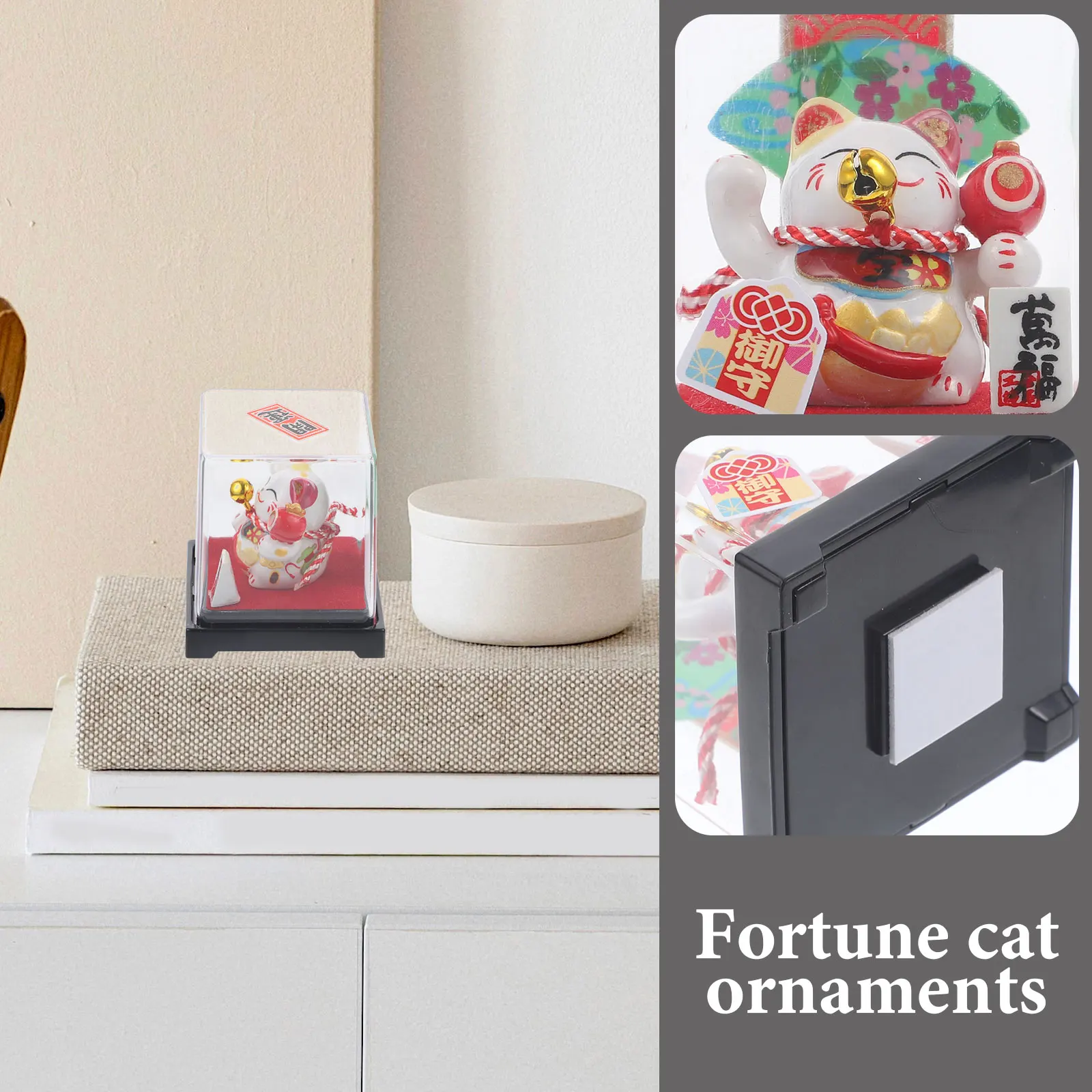 Japanese naments Resin Miniature Figurine Car Home Decoration Cats Decor Statue for Desktop Room