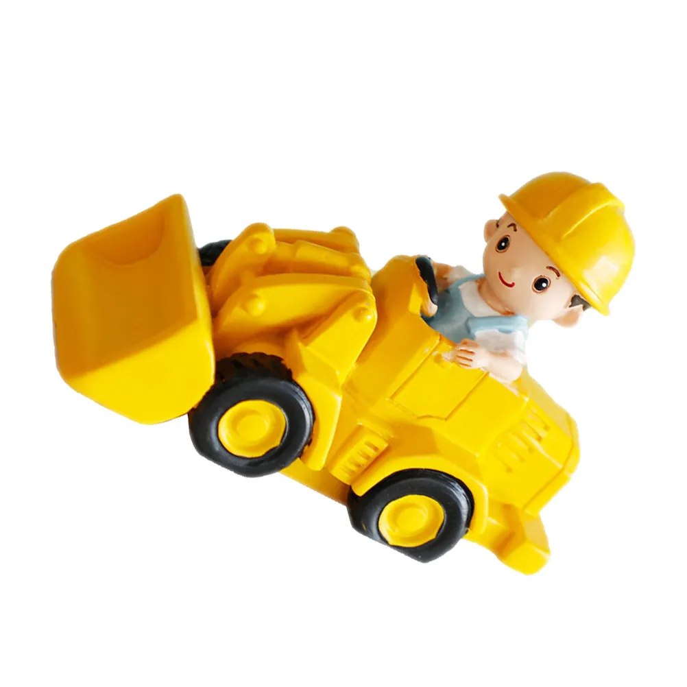 

Пластиковый мини-самосвал-симулятор, безопасная для детей игрушка, украшение для торта, строительная техника, сувенир для вечеринки, топпер для грузовика