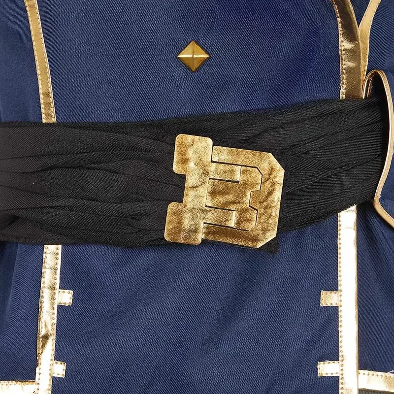 Arcane Vi 코스프레 판타지 보안관 모자 의류 애니메이션 게임 LoL 2 의상 변장 성인 여성 롤플레잉 판타지아 의상c;8,k'5;h.