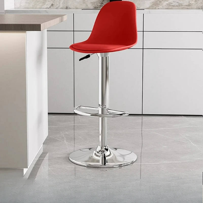 リラックスミニマリストバースツール古代ソフトクリエイティブパーソナライズされた工業用バースツール理髪店超軽量金属 Cadeira 家具