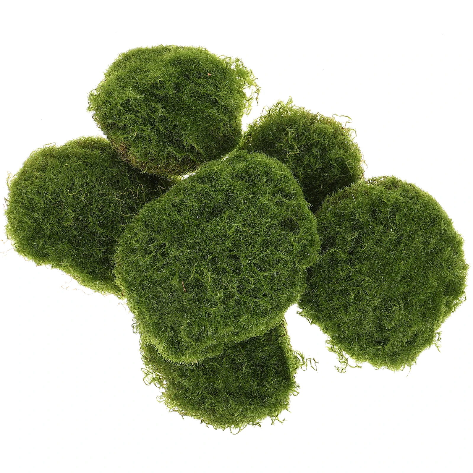 

6 Pcs Artificial Moss Block Fairy for Indoor Plants Rocks Decorative Garden Stones