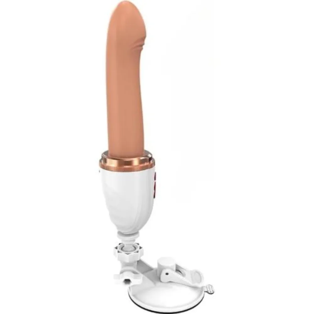Automatic Retractable G Spot Clitoral Anal Vibrator Dildo Female Masturbator Orgasm Stimulation Massager Adult Sex Toy