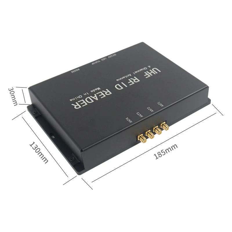 RFID UHF Temperature Reader Long Range Fix Multi-Port Access Control Reader read Passive Temperature PCB Tags UHF RFID Reader