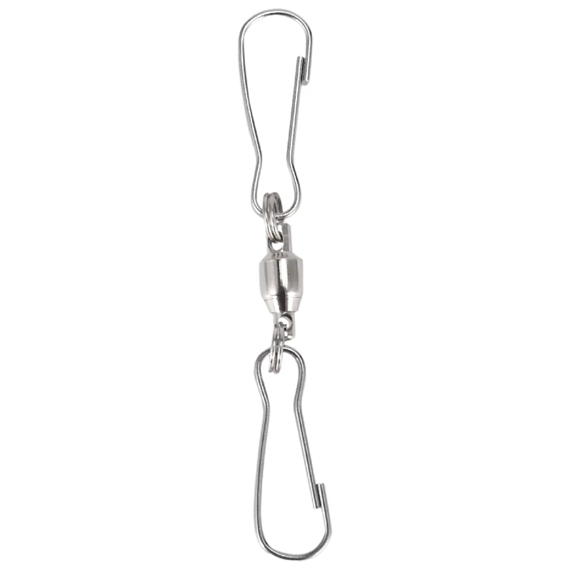 AEE4-8 Pack Spinning Double Clip Swivel Hooks For Wind Spinners, Windsock, Bird Feeders, Wind Chimes Crystal Twisters Party